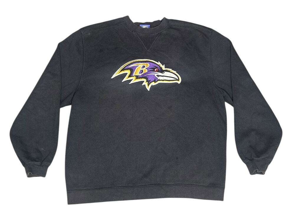 Vintage Reebok Baltimore Ravens NFL Embroidered Crewneck Sweatshirt